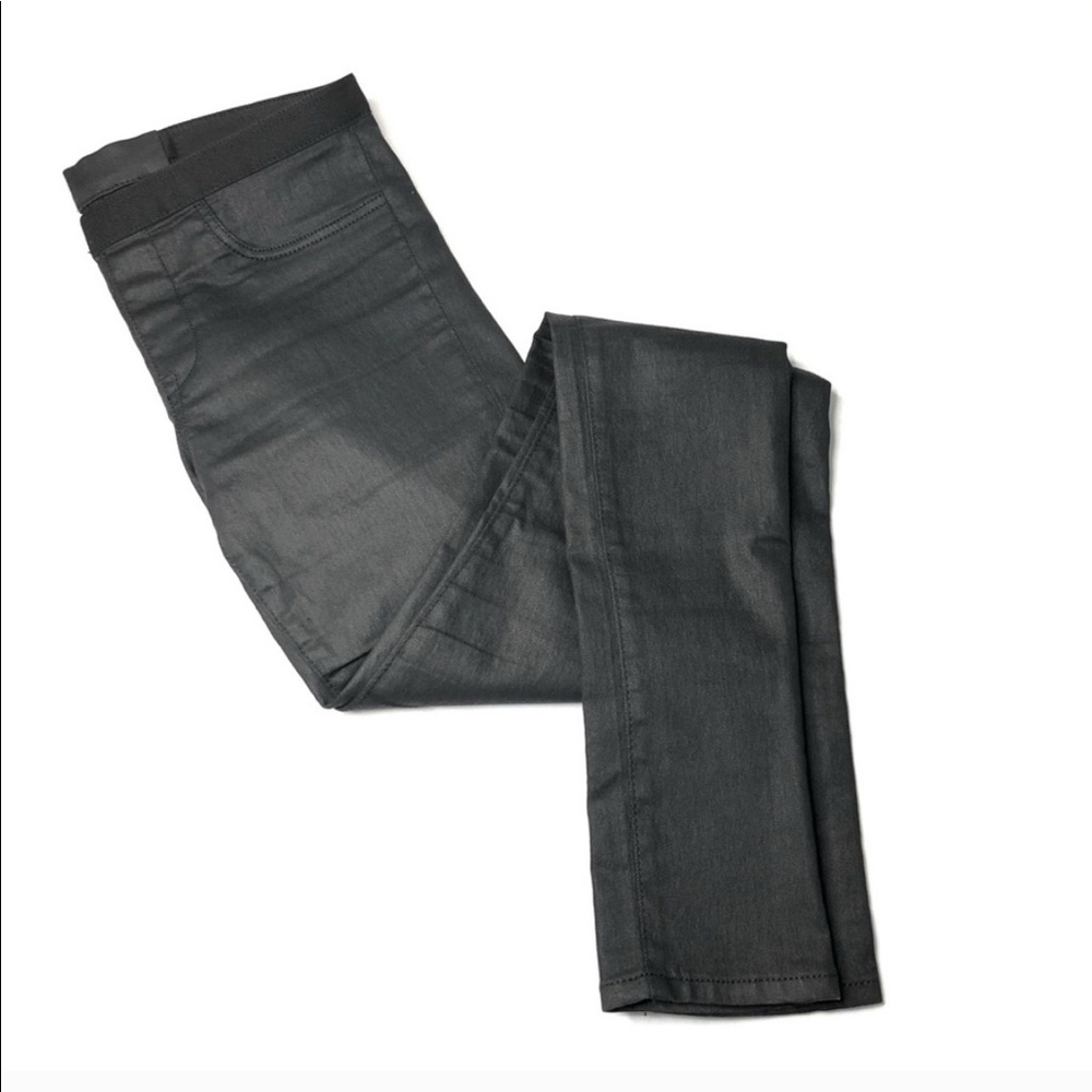 STRETCH LAMB LEATHER PANTS ELASTIC WAIST SIZE 24